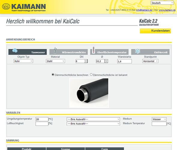 Kaimann KaiCalc bei Isopartner